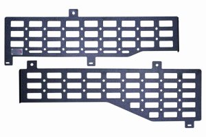 Toyota Tacoma Molle Panel - Driver Side - Fishbone Offroad - Short Bed - Black - `16-`27